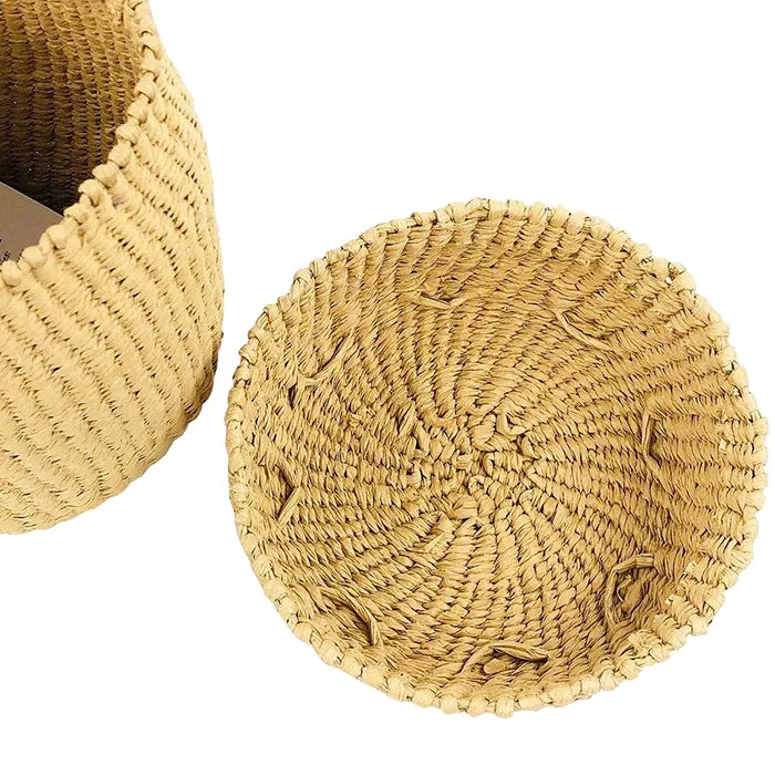 Mifuko Kiondo Basket Brown With Lid Extra Small