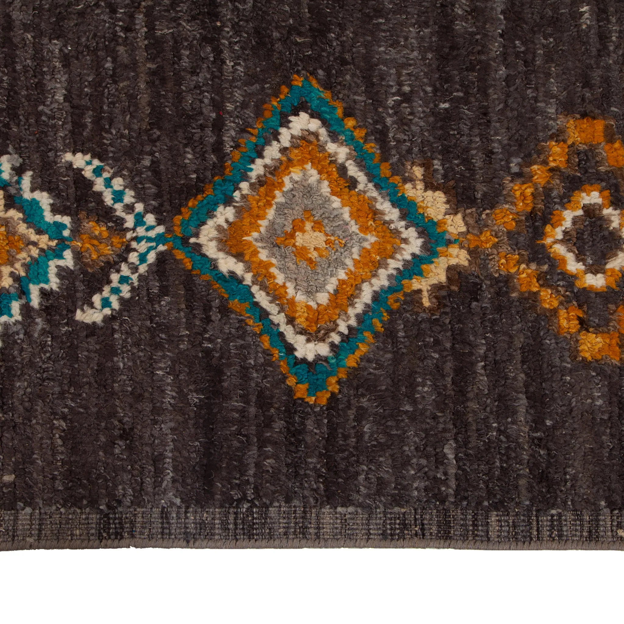 Multicolored Modern Wool Rug - 10'1'' x 14'5''