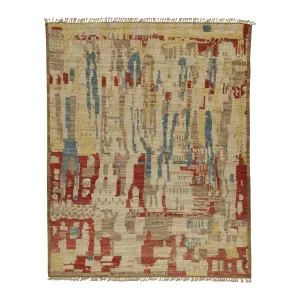 Multicolored Moroccan Wool Rug - 9'3" x 11'6"