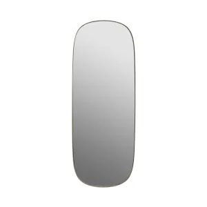 muuto | framed mirror | taupe   clear glass | large