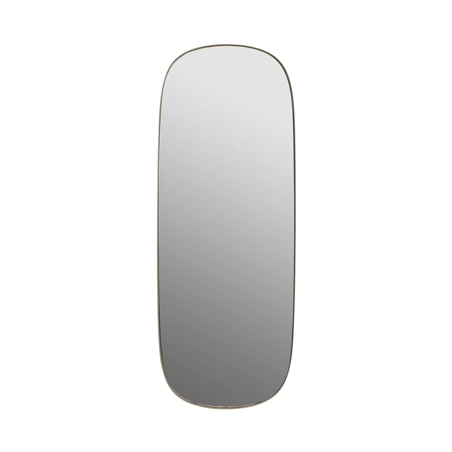 muuto | framed mirror | taupe   clear glass | large