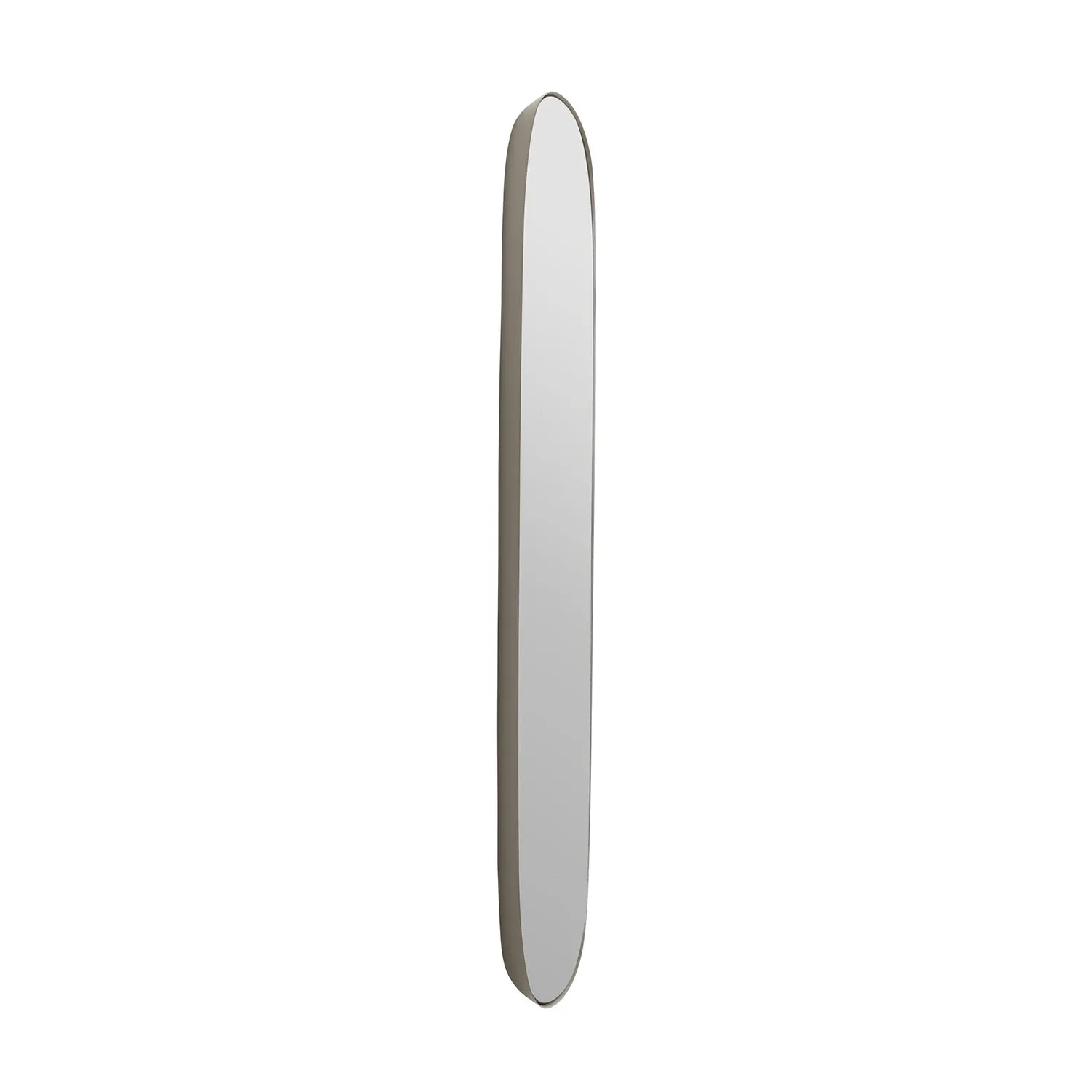muuto | framed mirror | taupe   clear glass | large