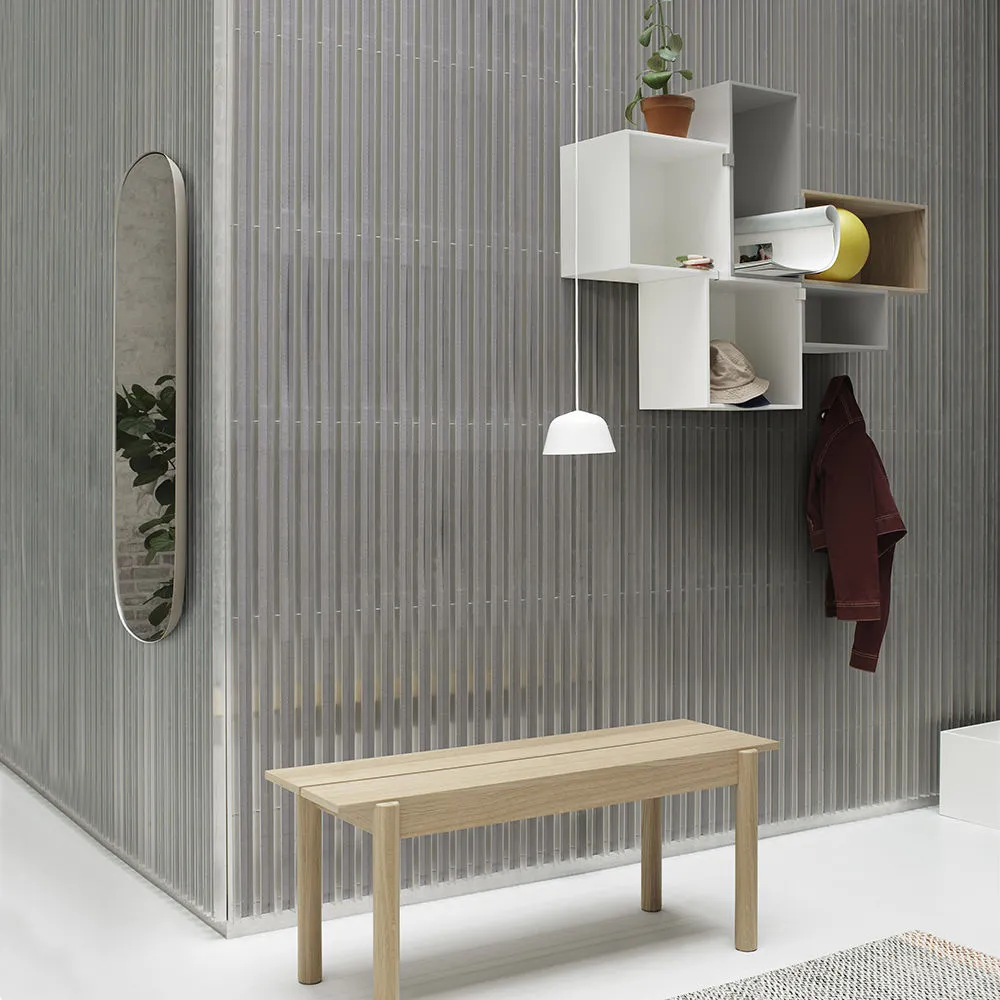 muuto | framed mirror | taupe   clear glass | large