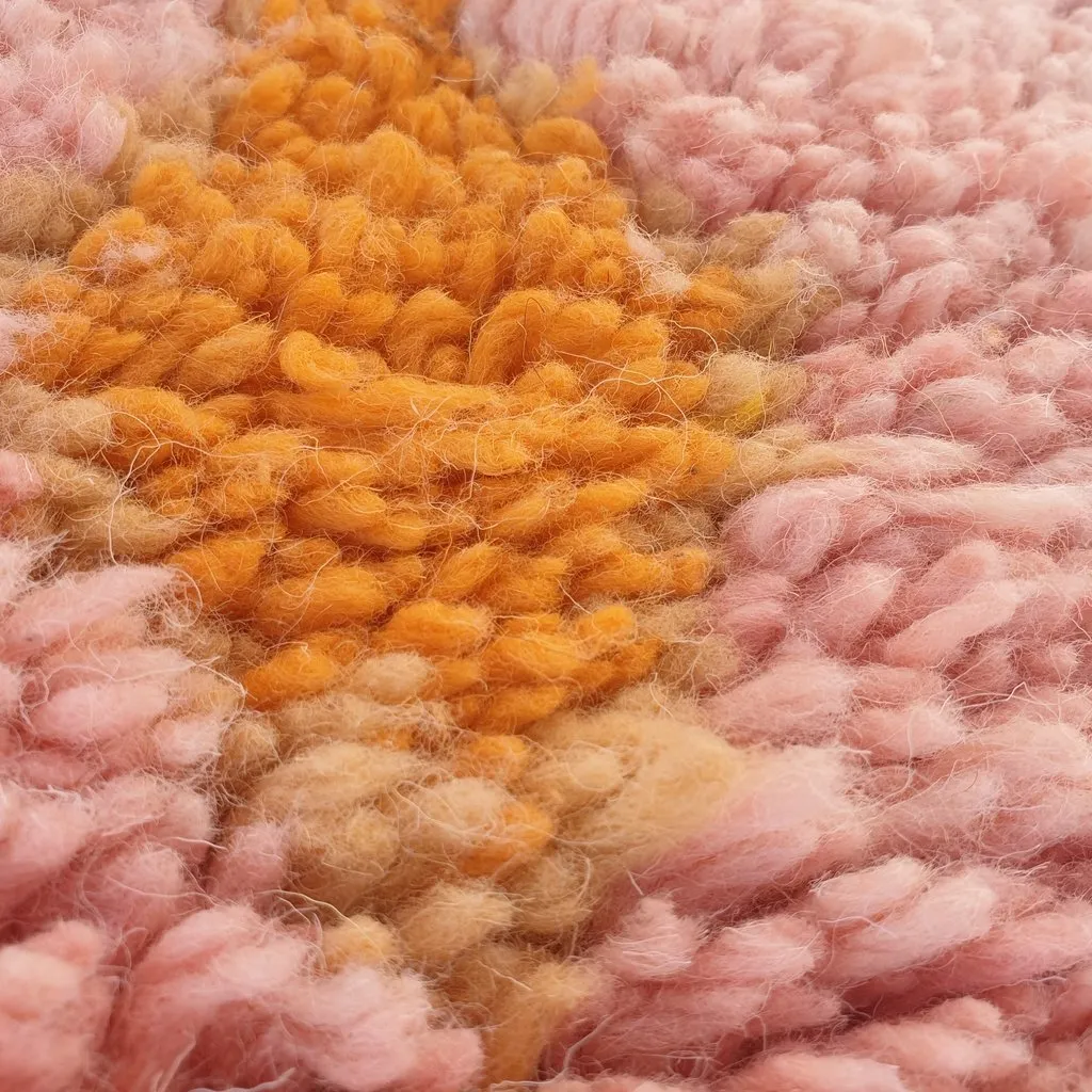 NIMOUF | 8x5 Ft | 2,54x1,54 m | Moroccan Colorful Rug | 100% wool handmade