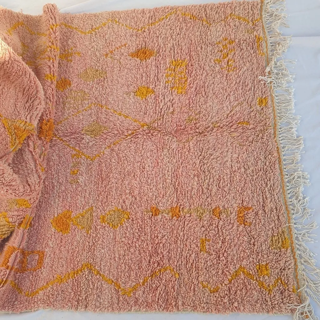 NIMOUF | 8x5 Ft | 2,54x1,54 m | Moroccan Colorful Rug | 100% wool handmade