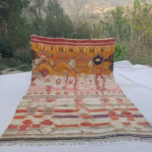 Nowla | Moroccan Rug 9x14 Large Boujad | Colorful Authentic Handmade Berber Carpet | 9'42x14'34 Ft | 287x437 cm
