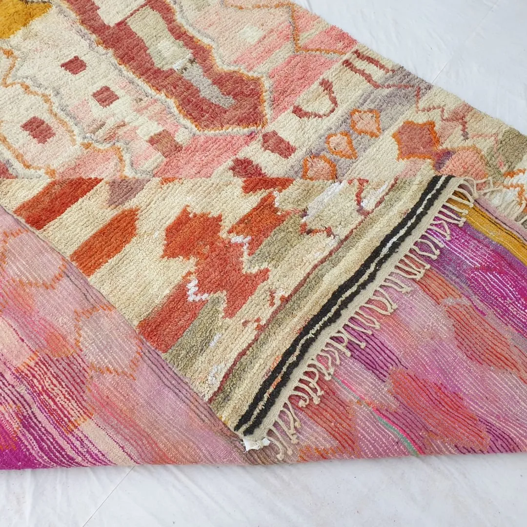 Nowla | Moroccan Rug 9x14 Large Boujad | Colorful Authentic Handmade Berber Carpet | 9'42x14'34 Ft | 287x437 cm