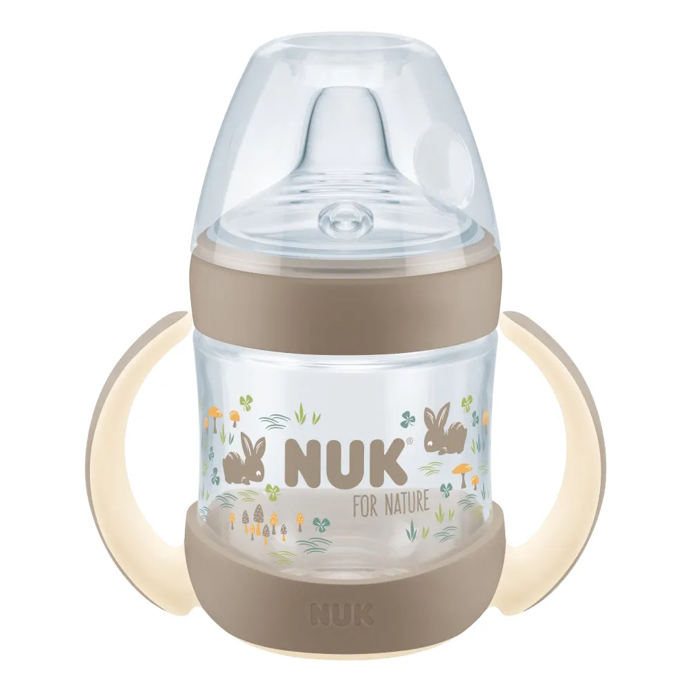 Nuk for Nature Learner Bottle with temp control - Beige
