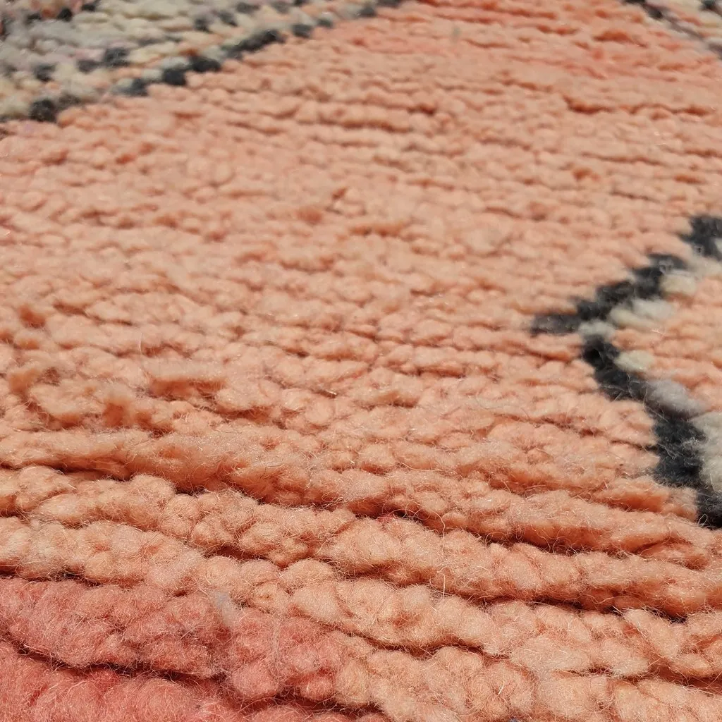OURIOUI | 6'2x4'6 Ft | 190x140 cm | Moroccan Colorful Rug | 100% wool handmade