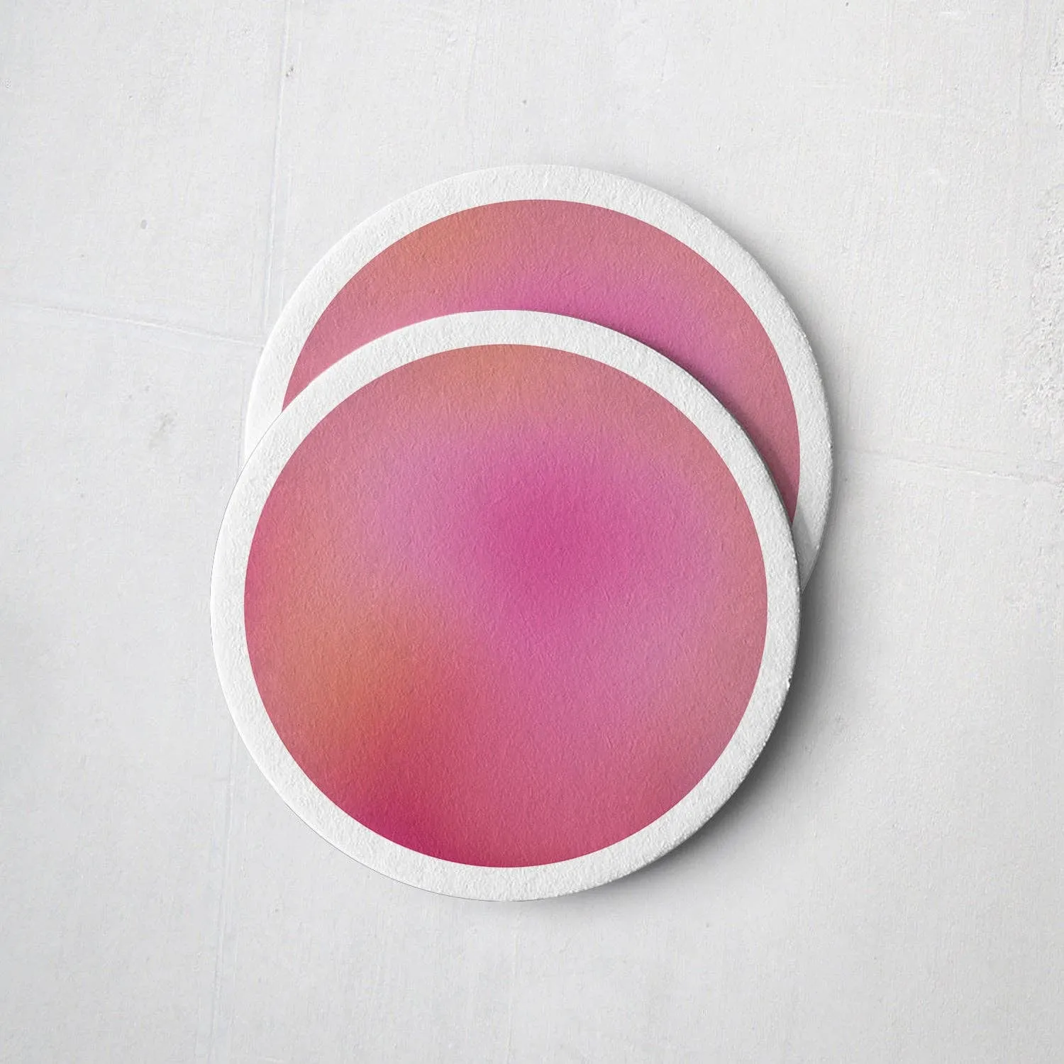 Pink Era Gradient Coasters - Set of Four