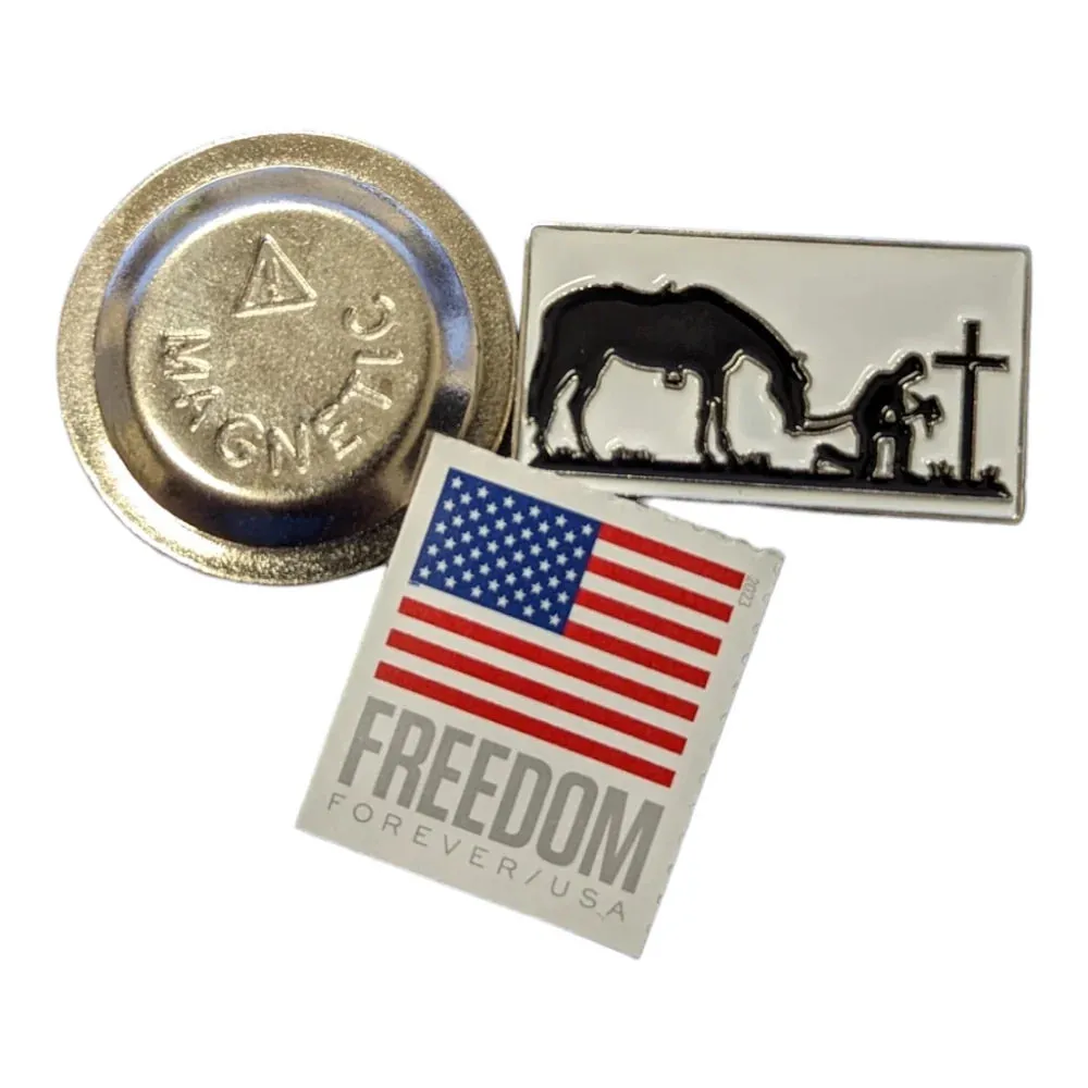 Praying Cowboy | Magnetic Hat Pin