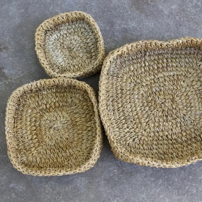 Pushpa Square Storage Baskets (Set of 3)