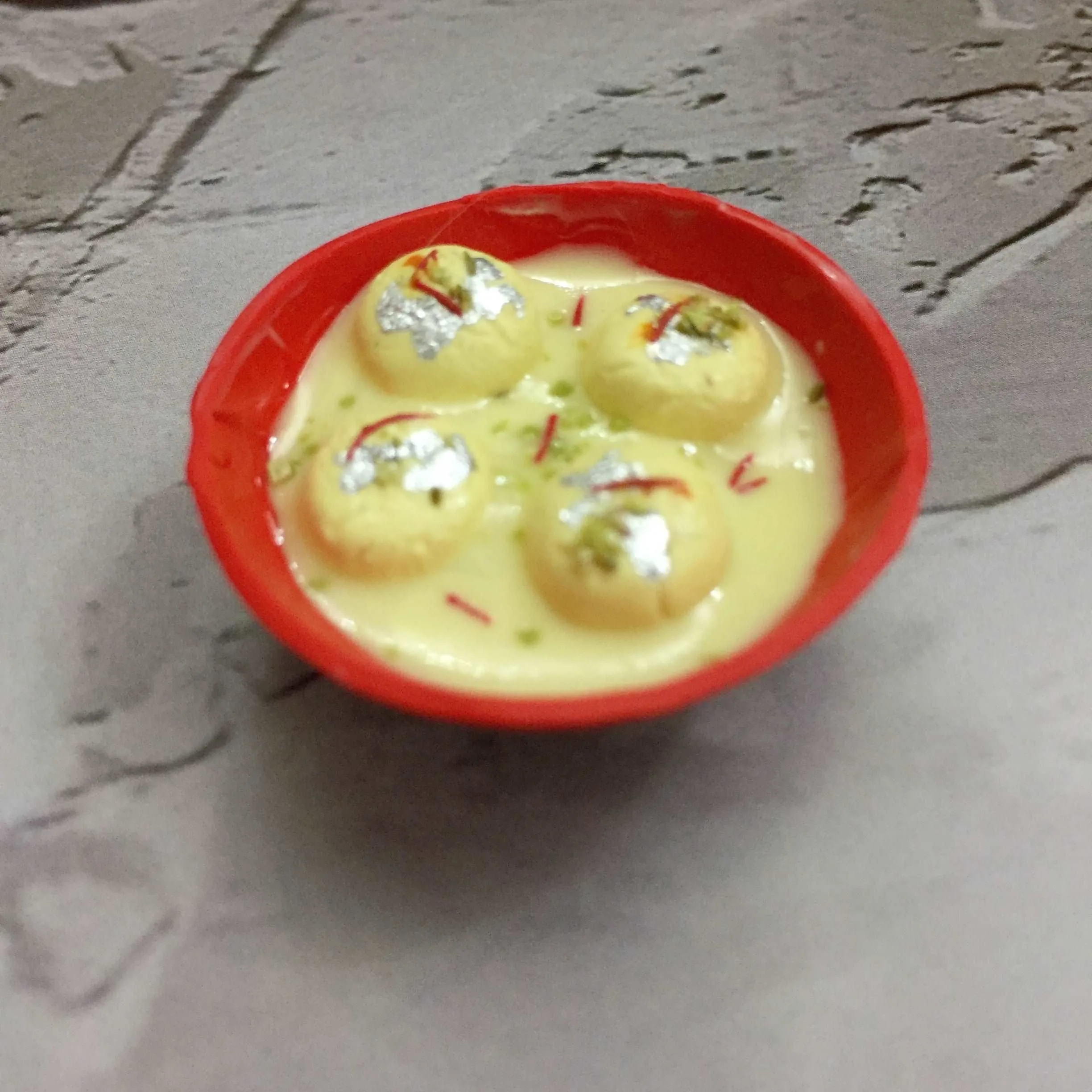 Rasmalai Sweet Indian Dessert Fridge Magnet