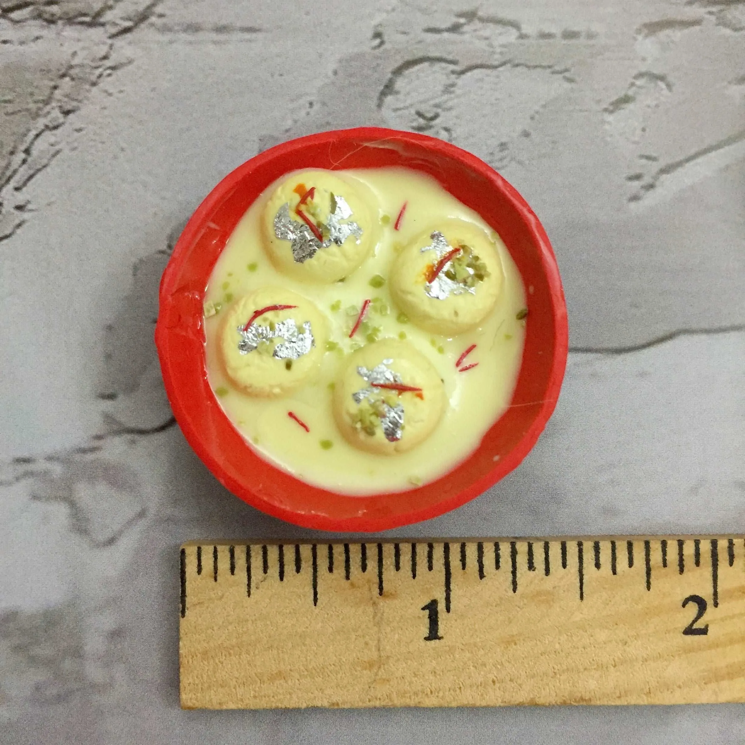 Rasmalai Sweet Indian Dessert Fridge Magnet