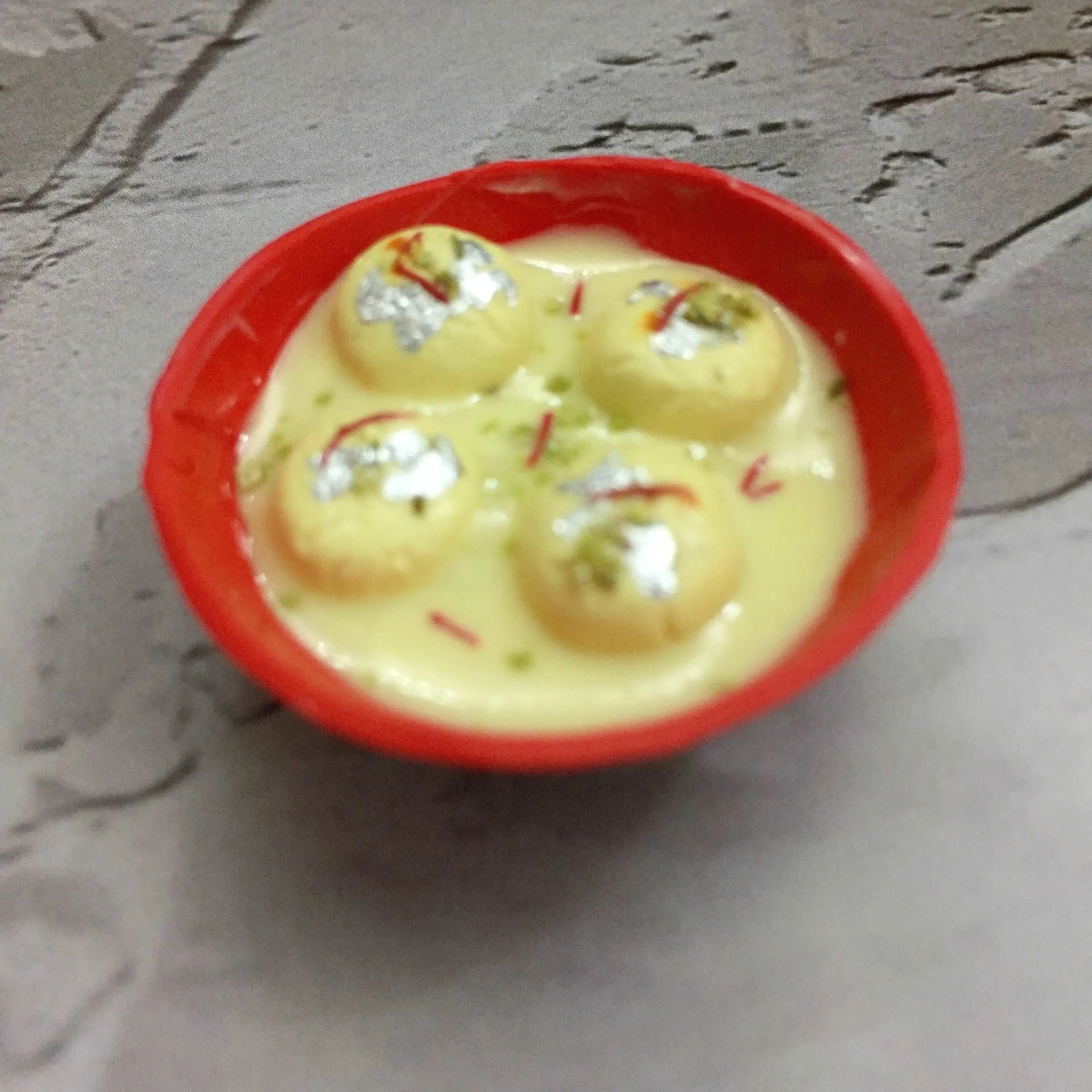 Rasmalai Sweet Indian Dessert Fridge Magnet