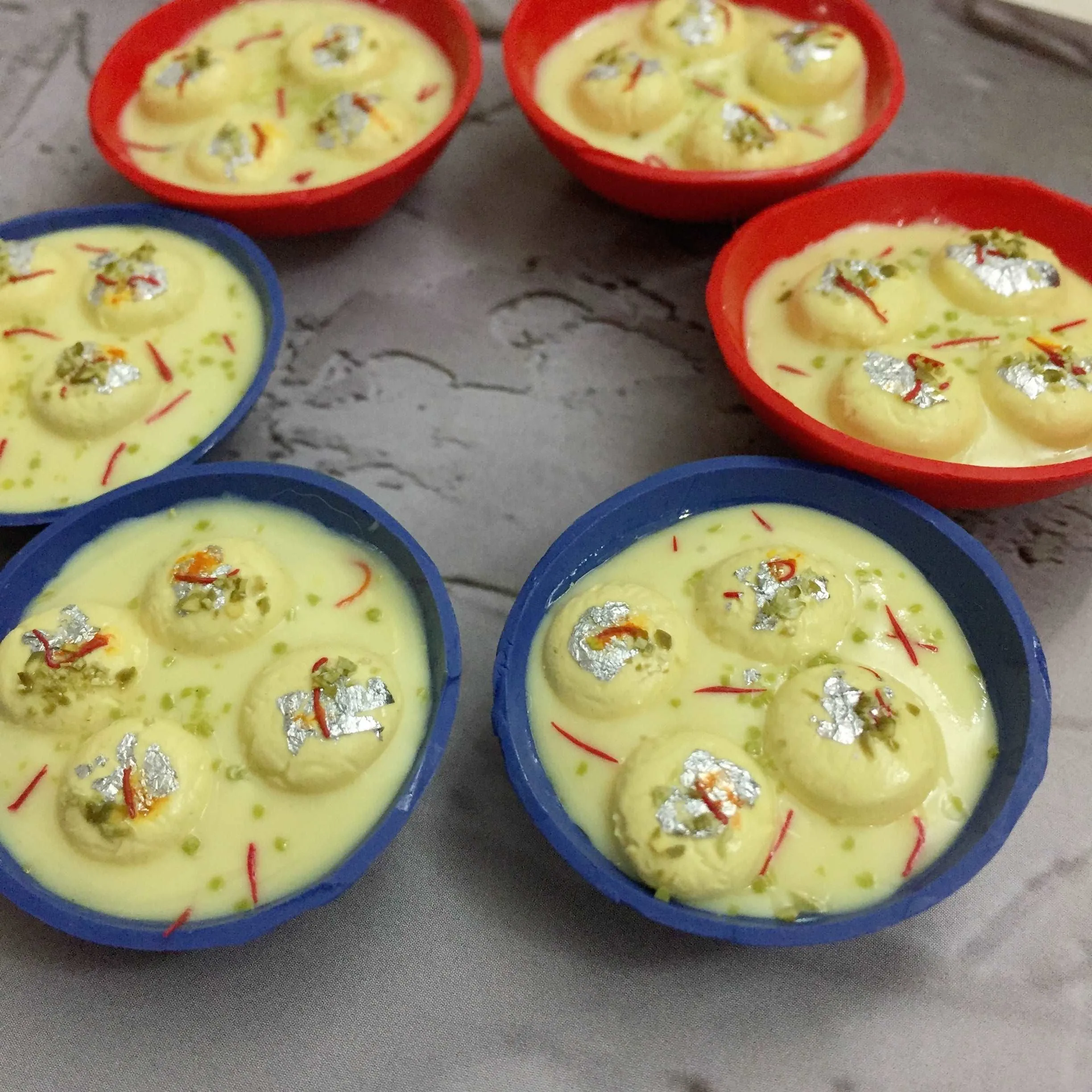 Rasmalai Sweet Indian Dessert Fridge Magnet