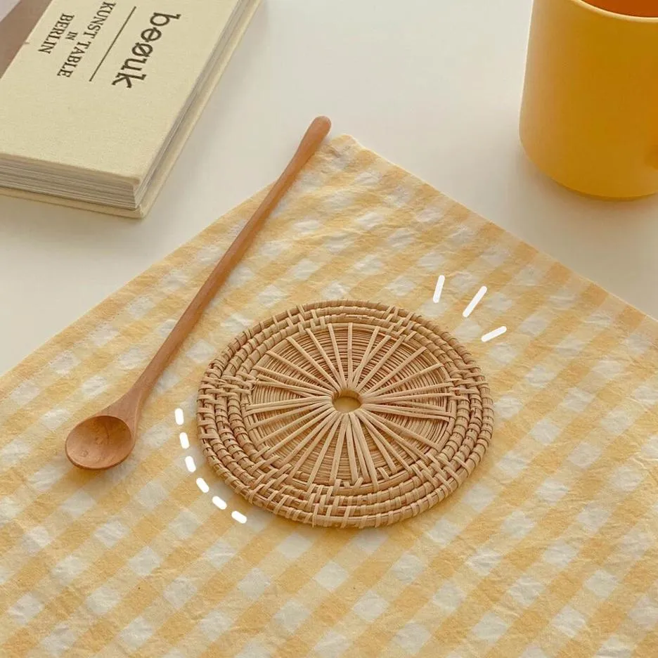 Rattan Coasters & Mats