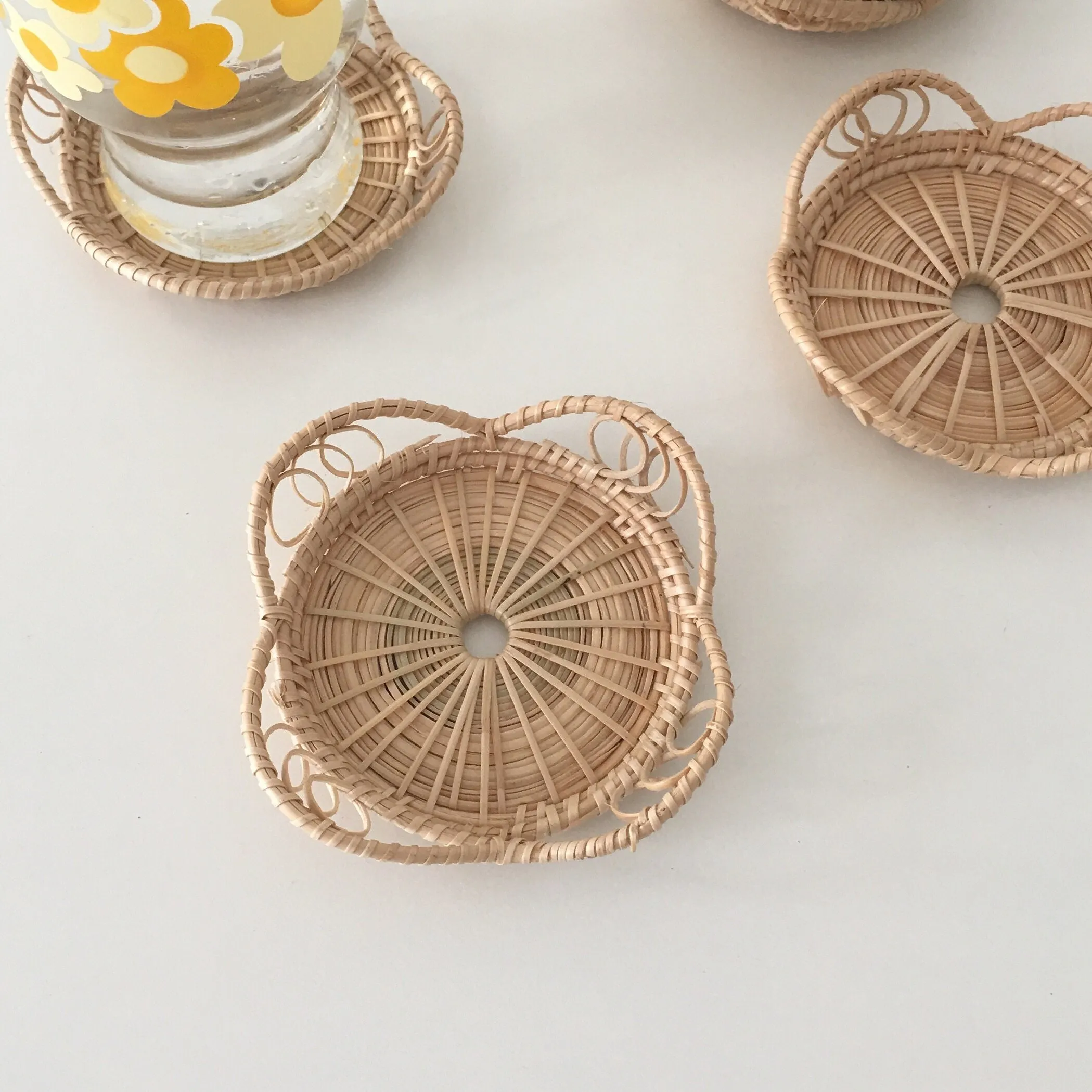 Rattan Coasters & Mats