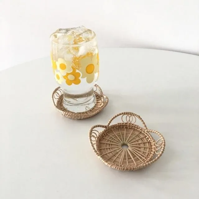 Rattan Coasters & Mats