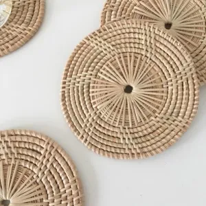 Rattan Coasters & Mats