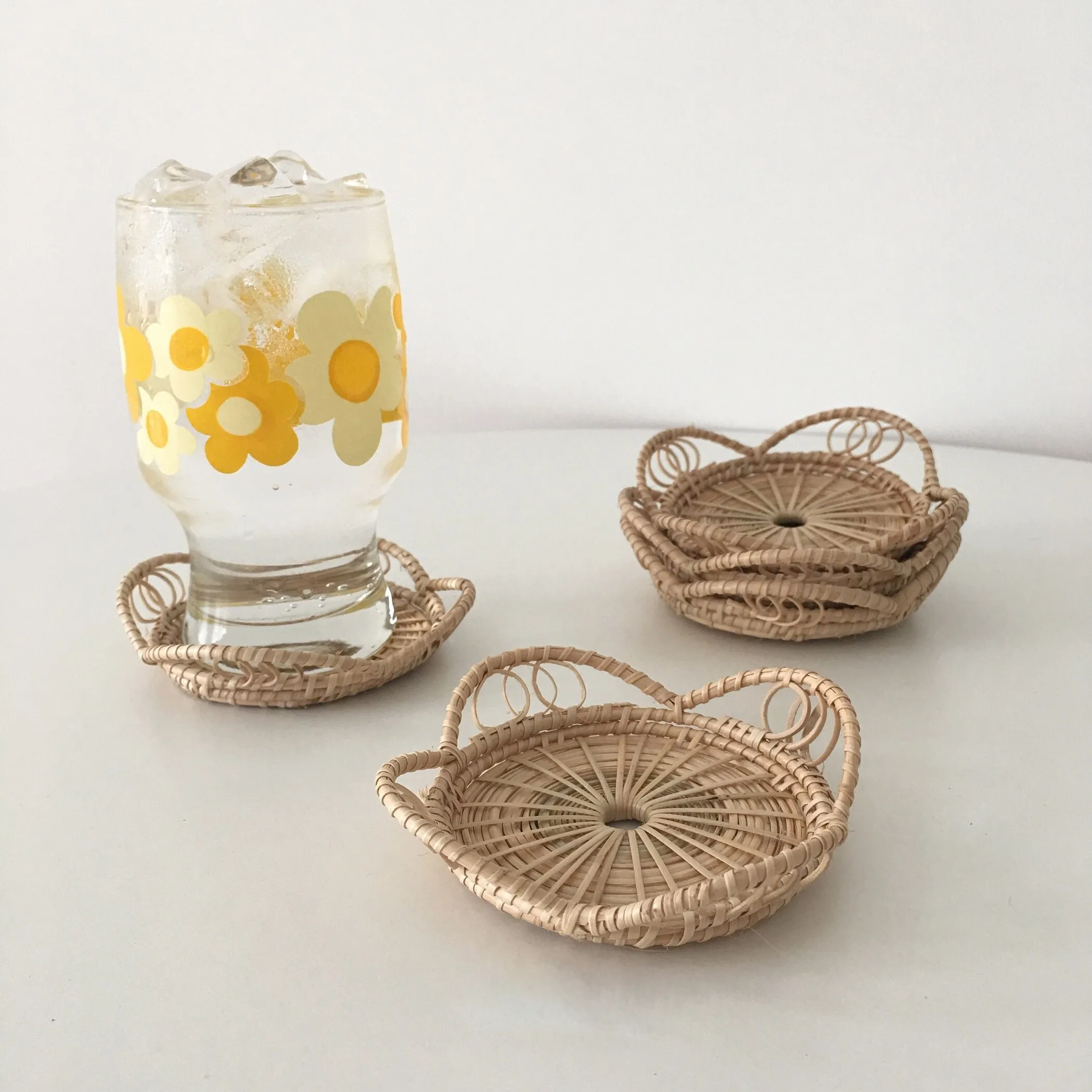 Rattan Coasters & Mats