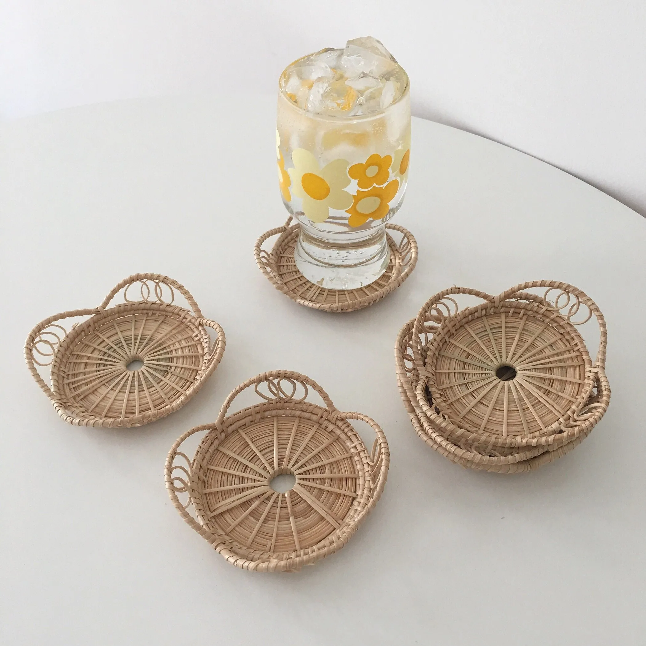 Rattan Coasters & Mats