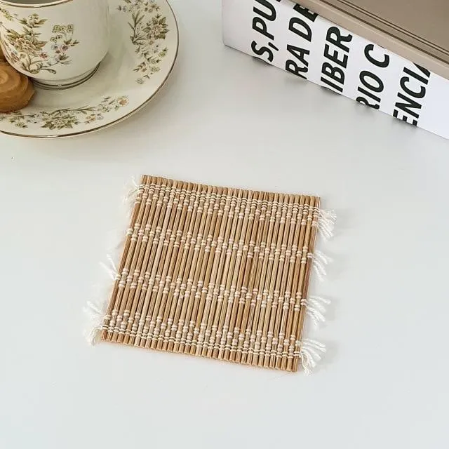 Rattan Coasters & Mats