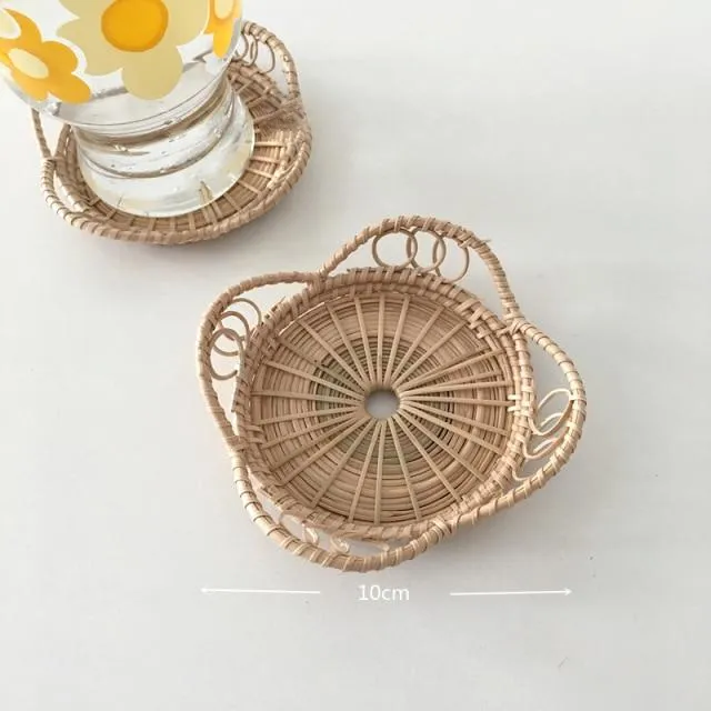 Rattan Coasters & Mats