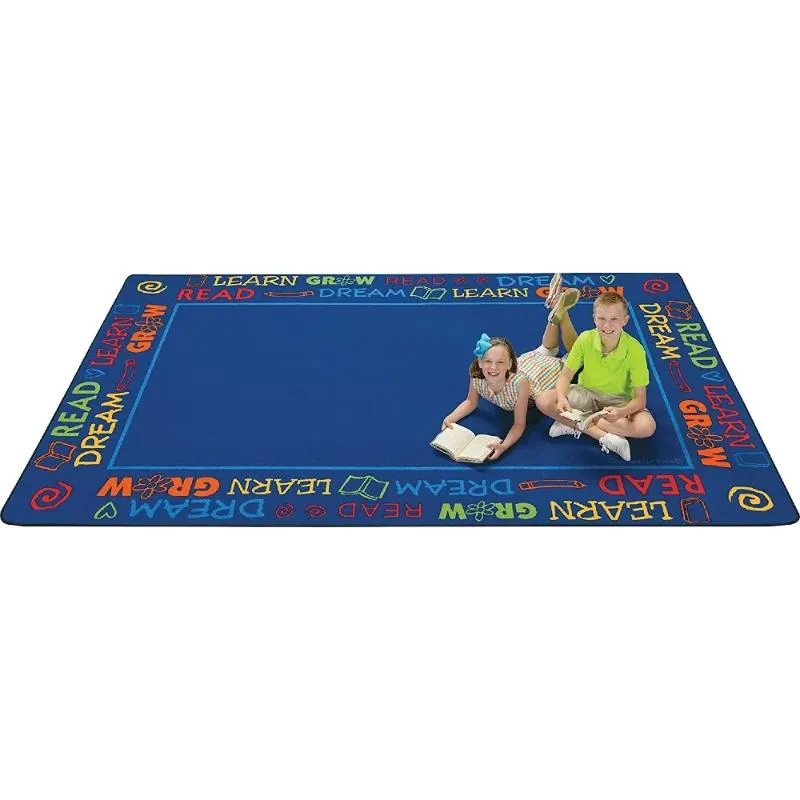 Read to Dream Border Area Rug