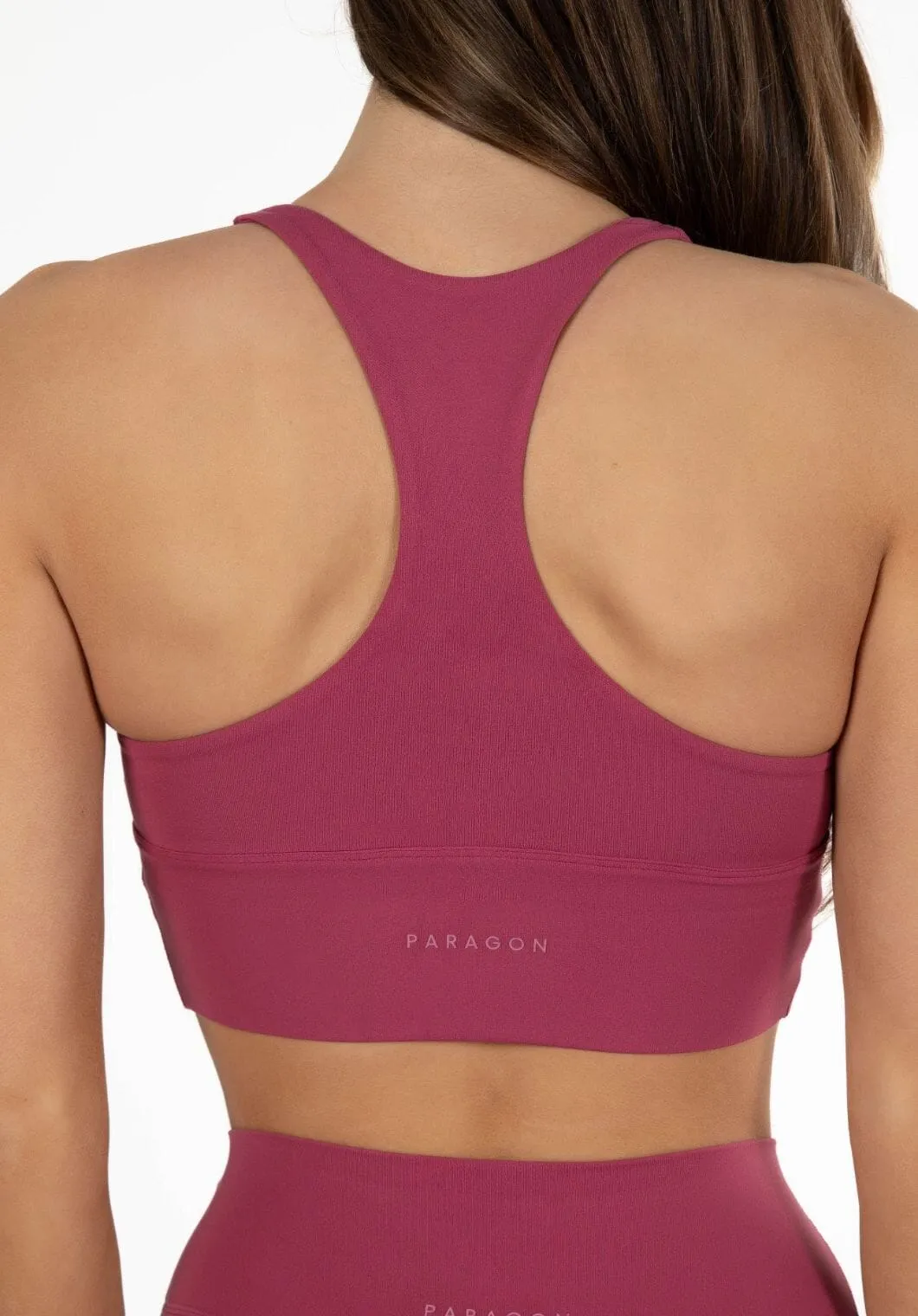 Reluna Ruched Bra Raspberry