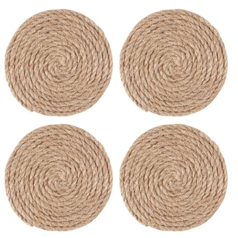 Rope Coaster Set of 4 - Natural Homeware Drinks Coasters