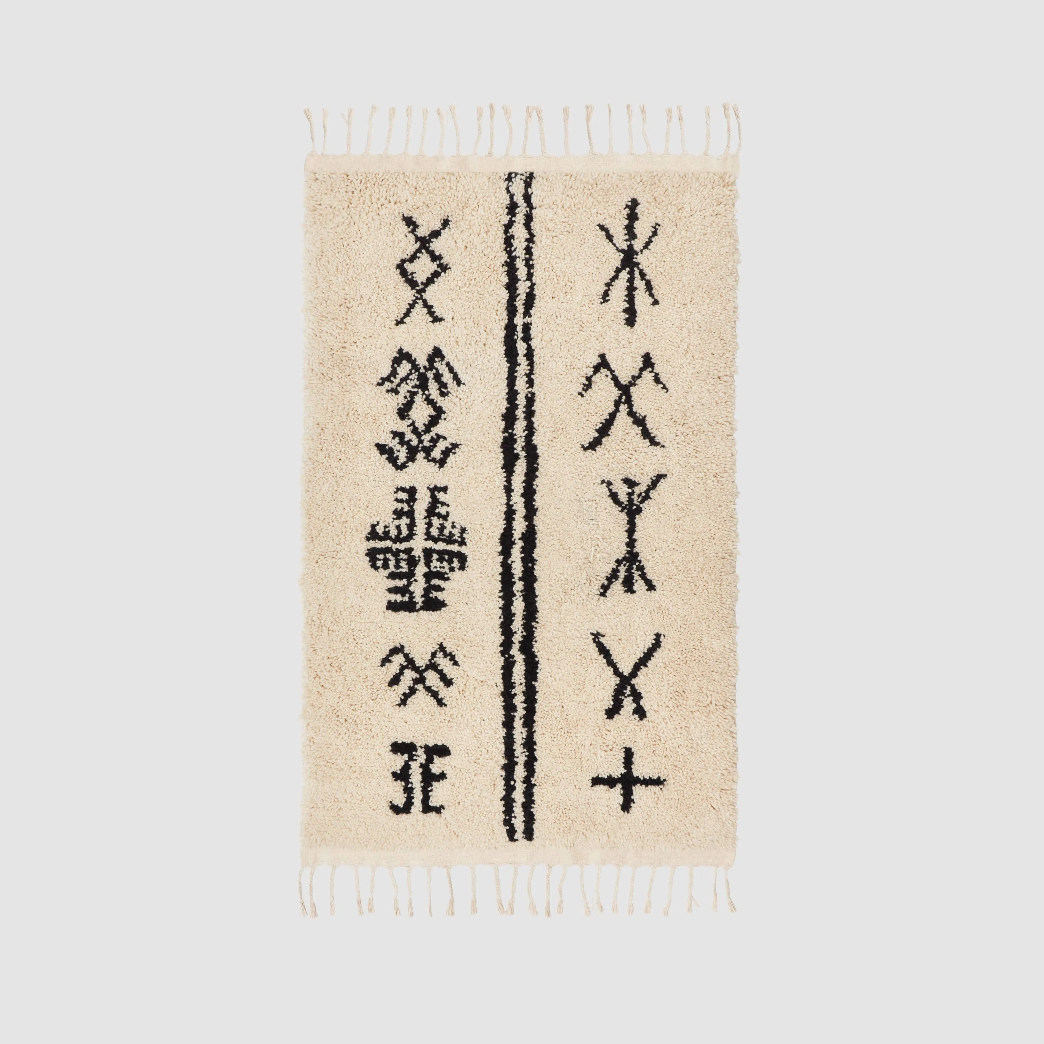 Salima Hand-Knotted Beni Ourain Accent Rug