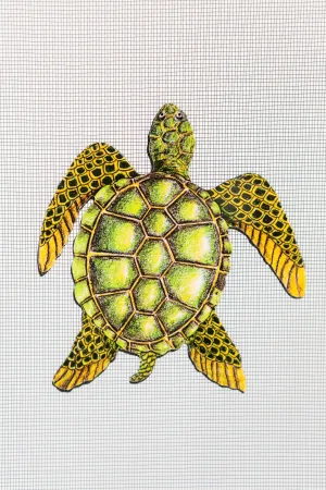 Sea Turtle Screen Door Saver Magnets (5" x 5.25")