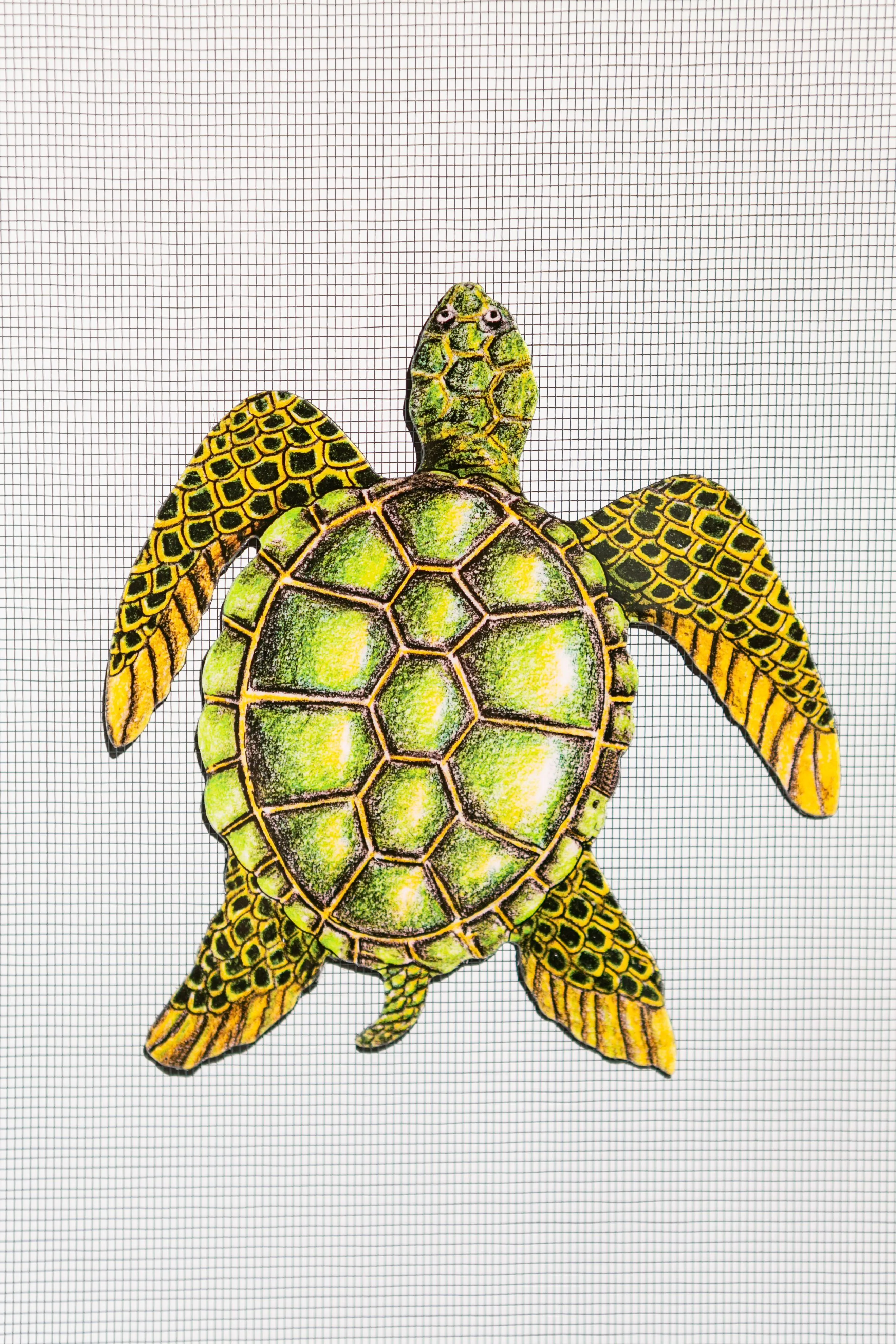 Sea Turtle Screen Door Saver Magnets (5" x 5.25")