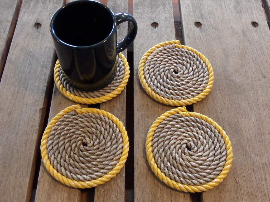 Set of 4 Coasters / Two Colors