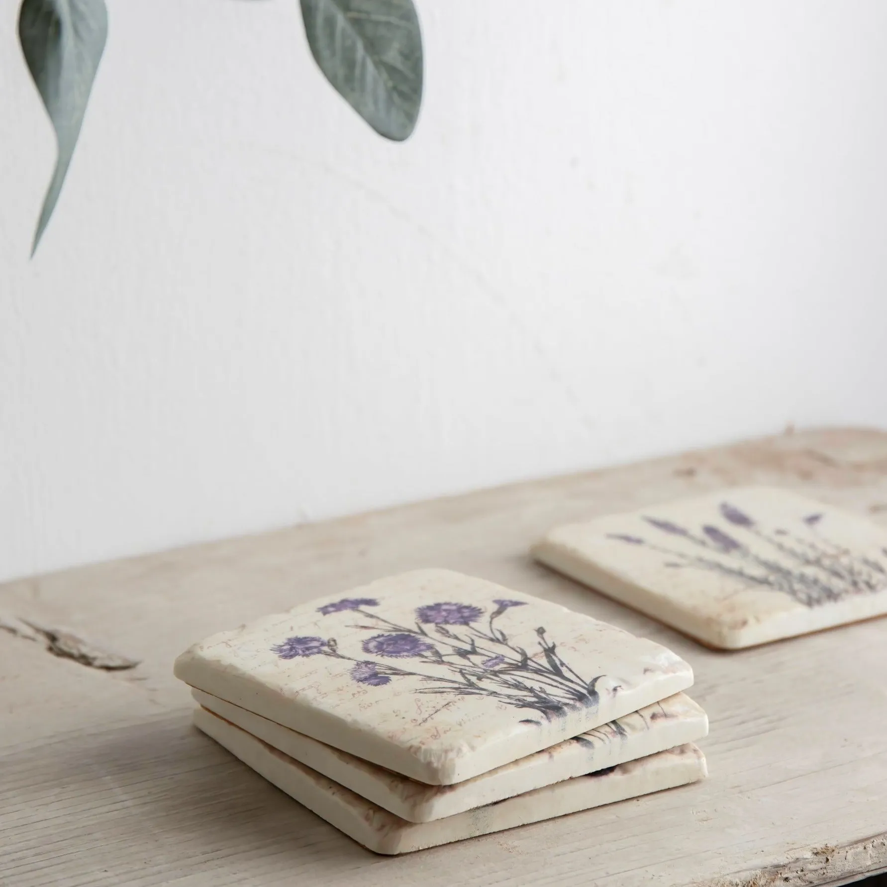Set of 4 Wild Flower Coasters