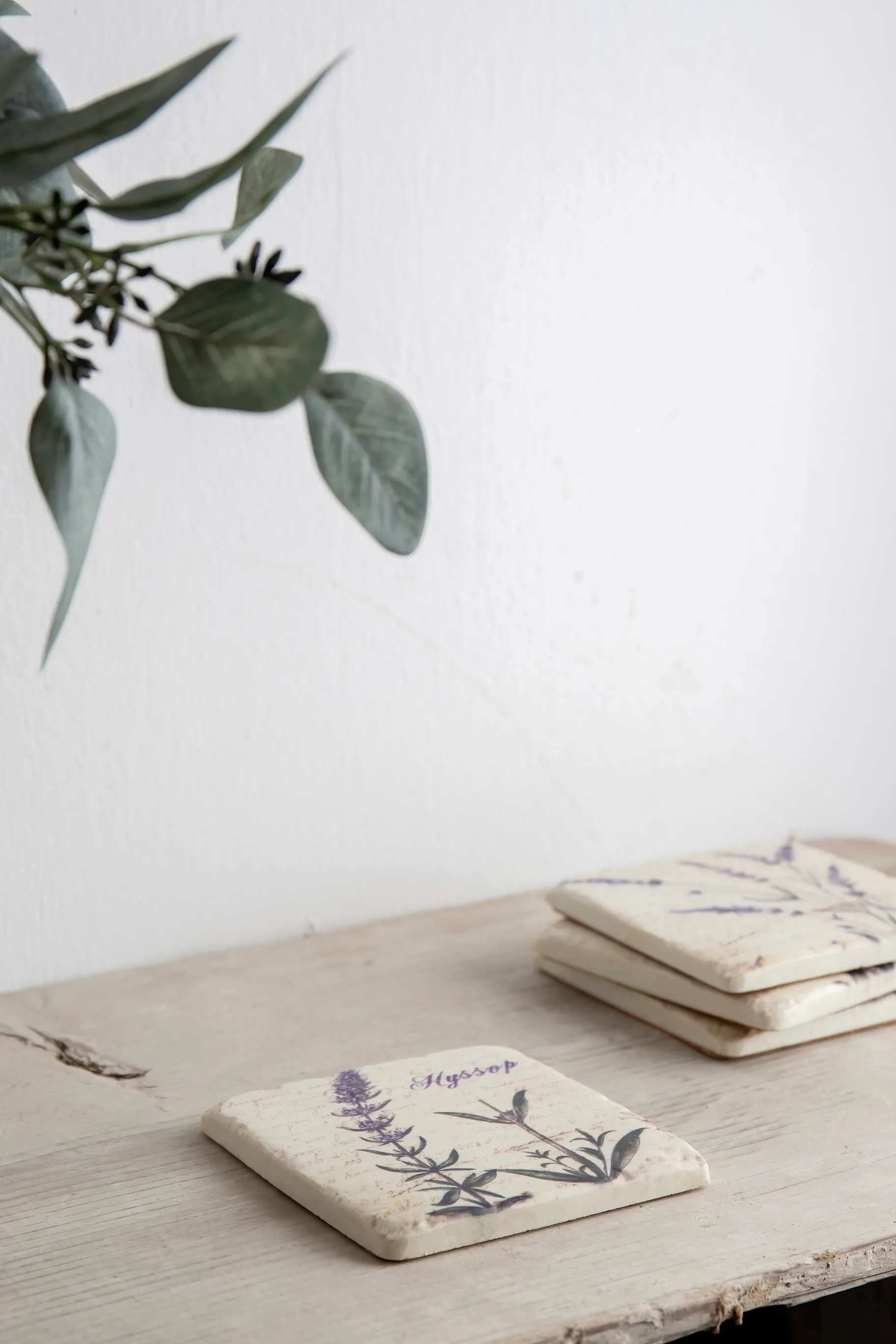 Set of 4 Wild Flower Coasters