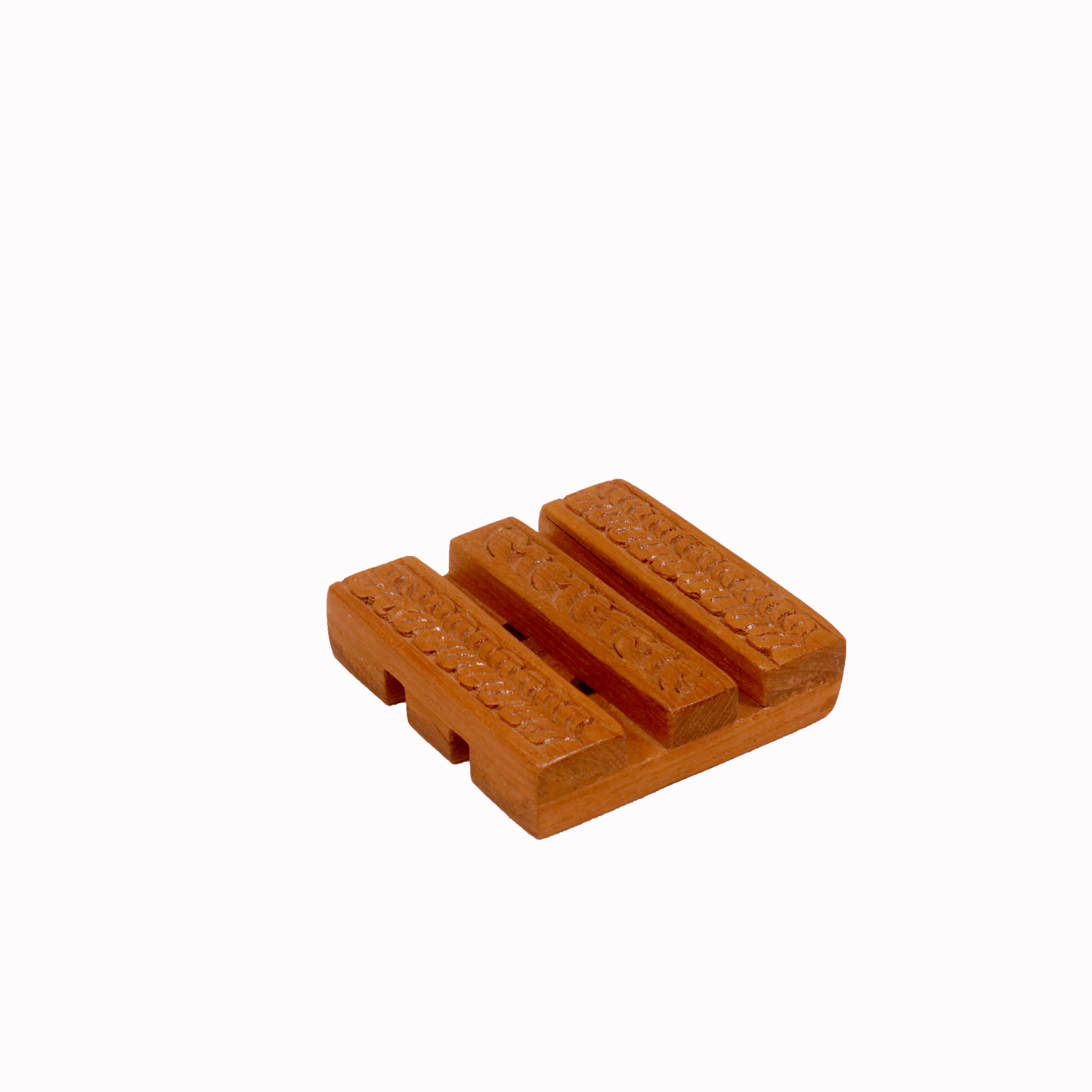 (Set of 5) Mini Log Tea Coasters