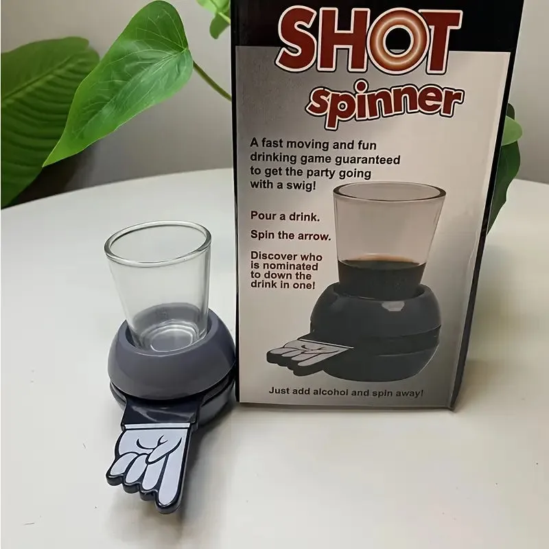 Shot spinner drinking game