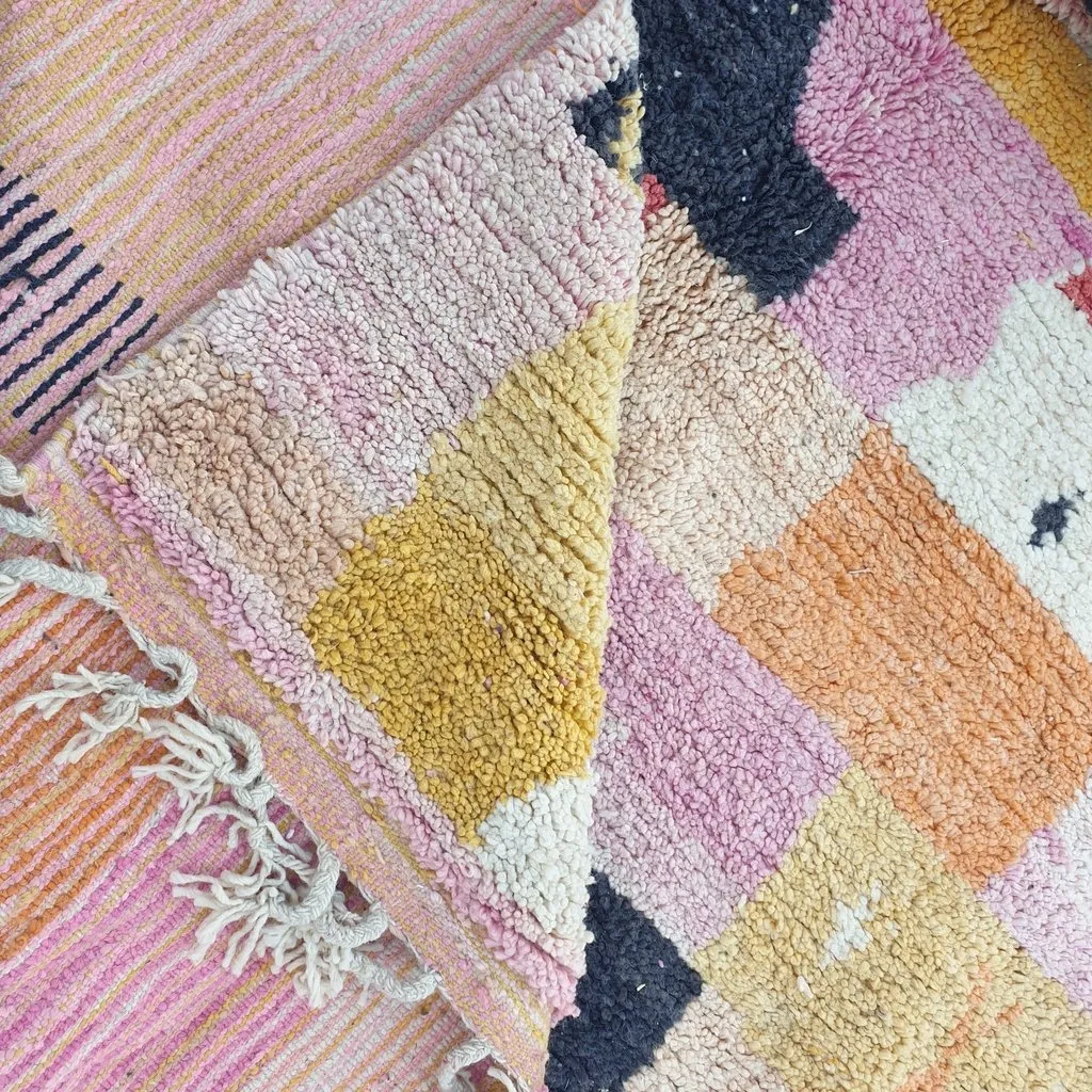 SIFRY | 9'7x6'3 Ft | 3x2 m | Moroccan Colorful Rug | 100% wool handmade