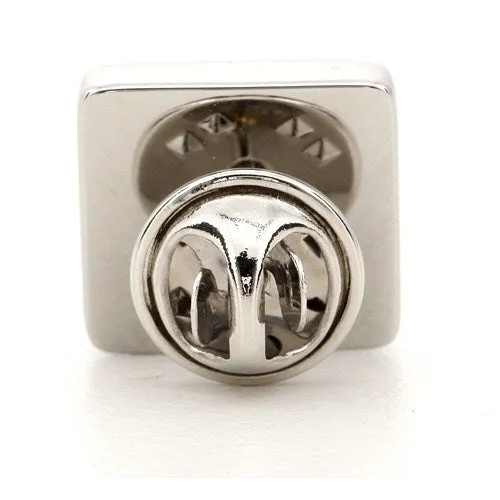 Silver Engraved Lapel Pin