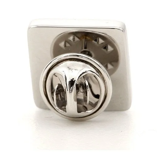 Silver Engraved Lapel Pin