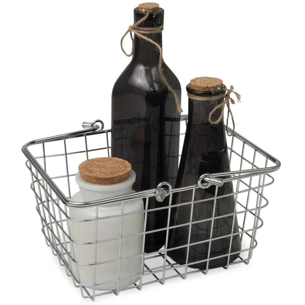 Small Wire Basket with Handles