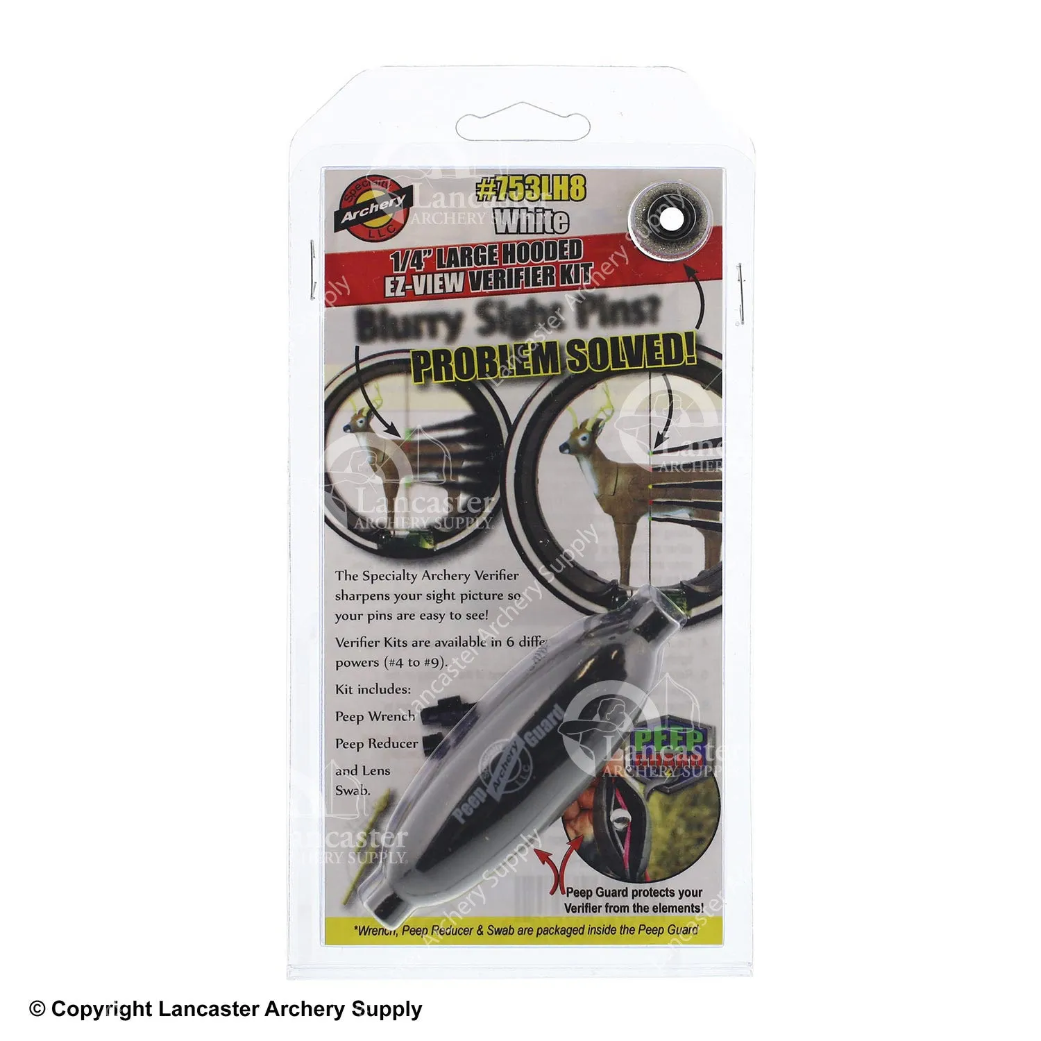 Specialty 1/4" Large Hooded EZ-View Verifier Kit