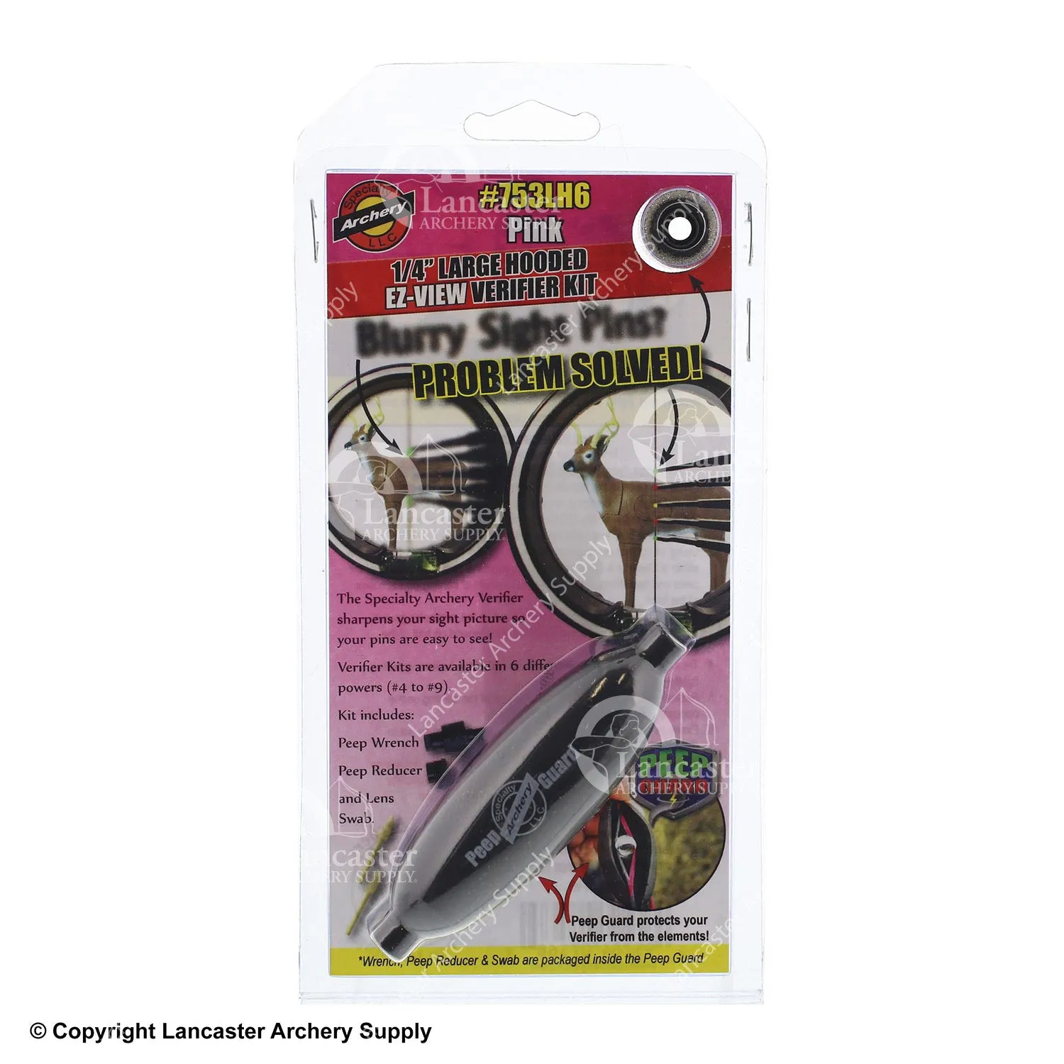 Specialty 1/4" Large Hooded EZ-View Verifier Kit