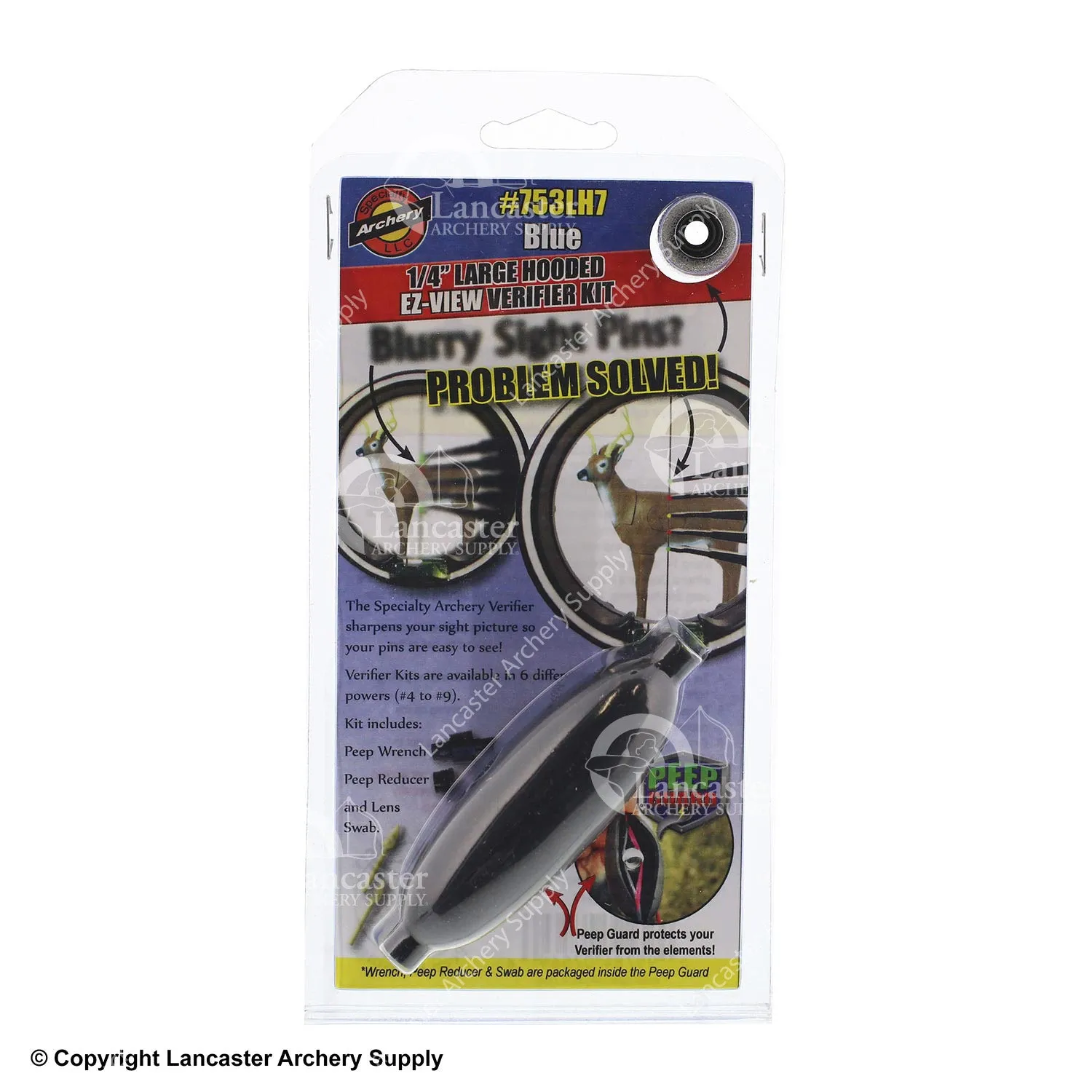 Specialty 1/4" Large Hooded EZ-View Verifier Kit