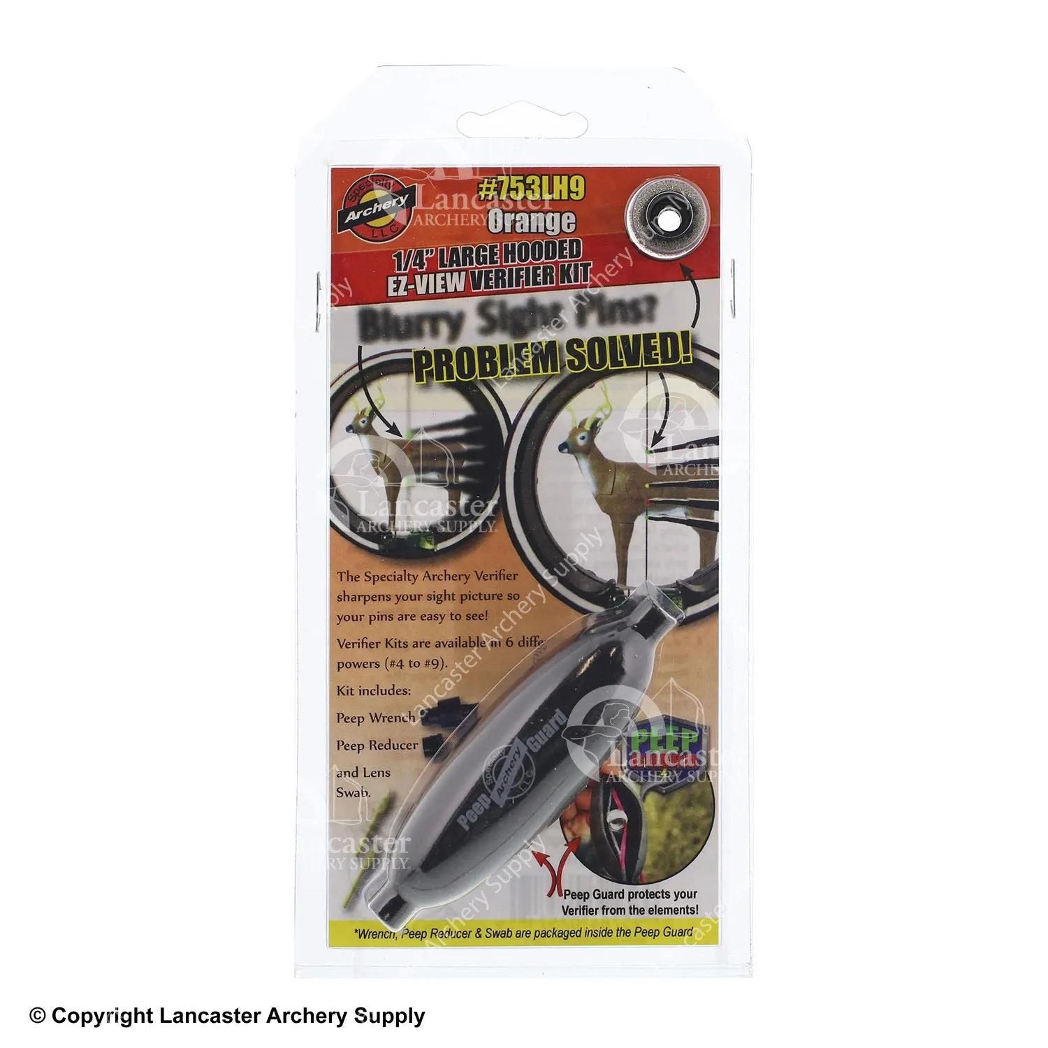 Specialty 1/4" Large Hooded EZ-View Verifier Kit