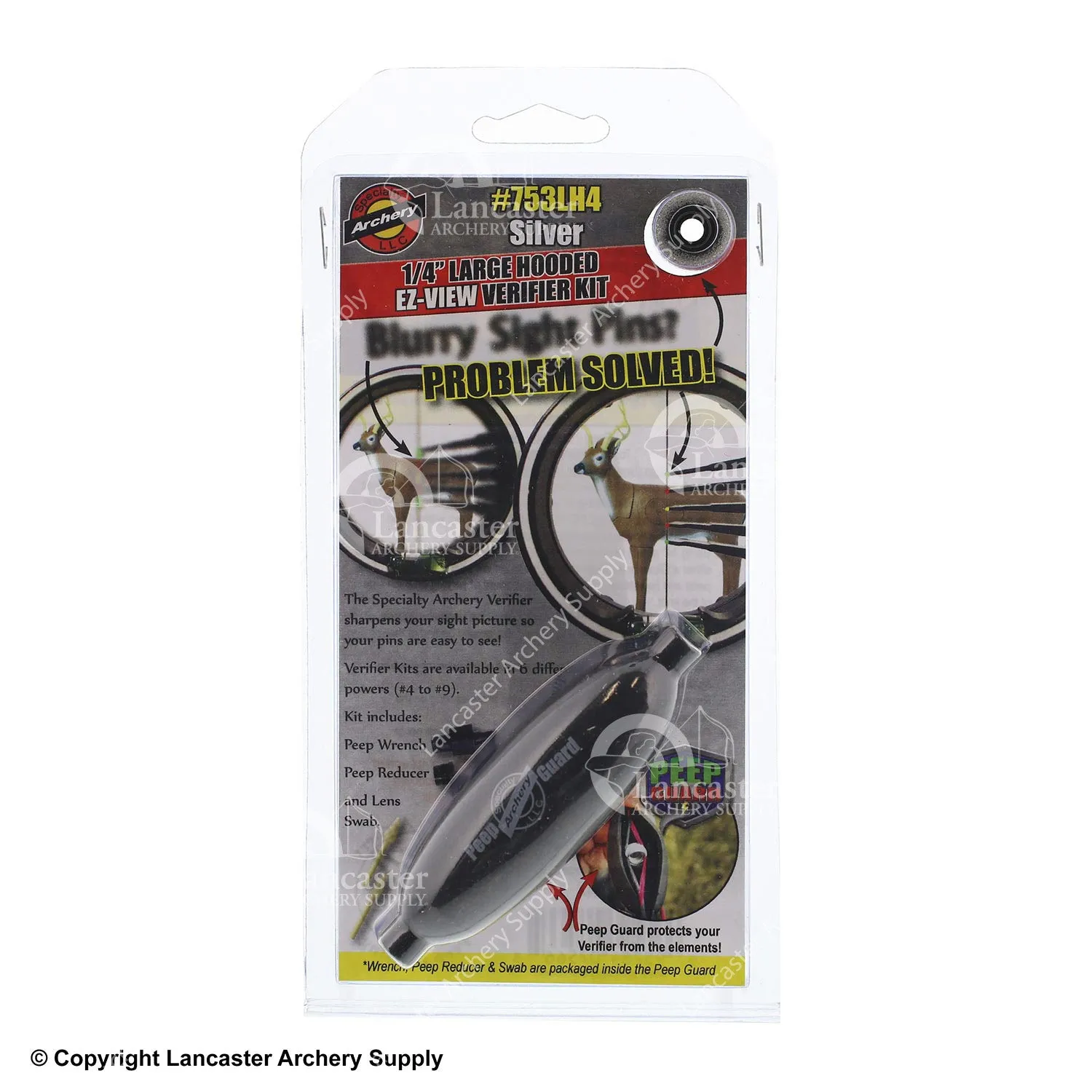 Specialty 1/4" Large Hooded EZ-View Verifier Kit
