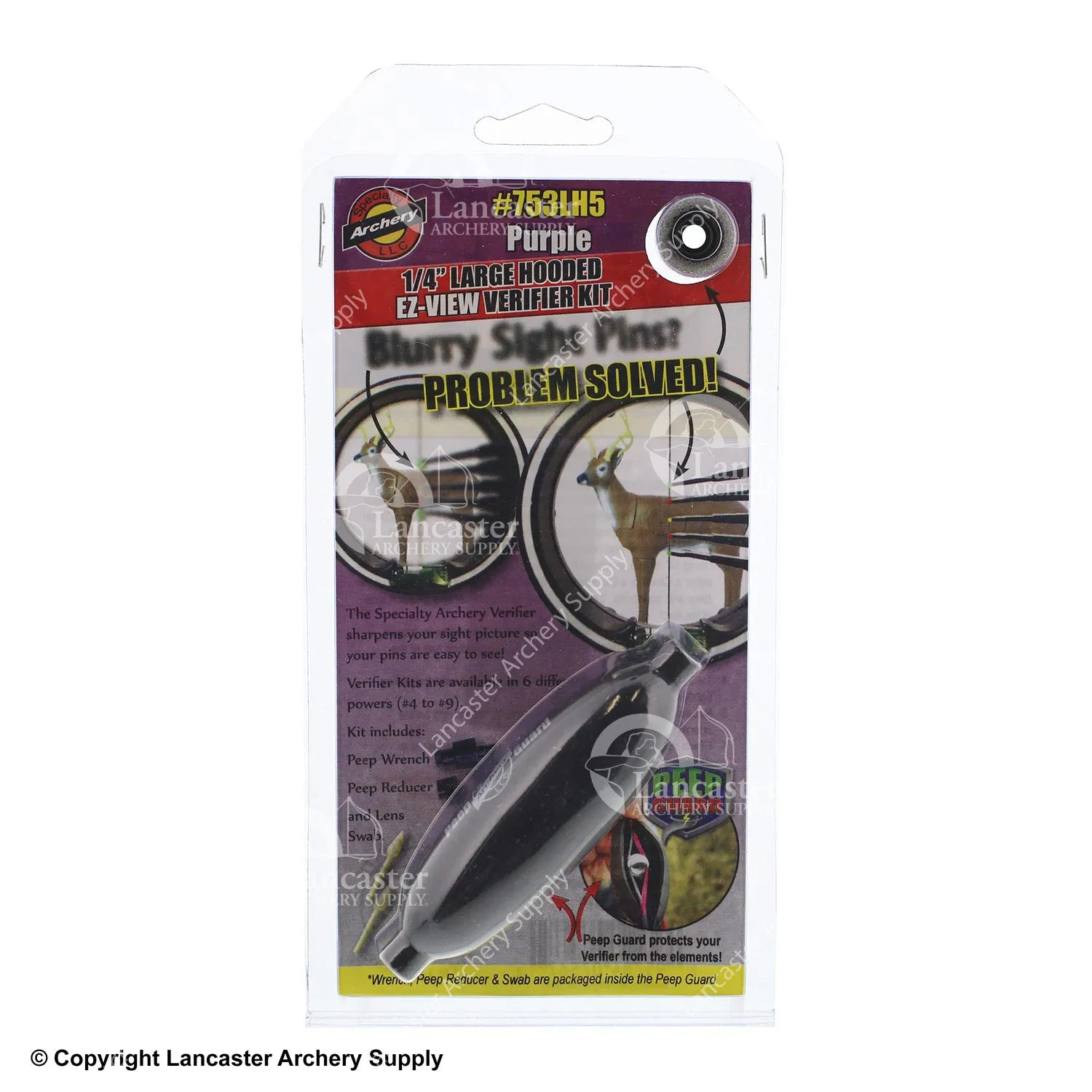 Specialty 1/4" Large Hooded EZ-View Verifier Kit