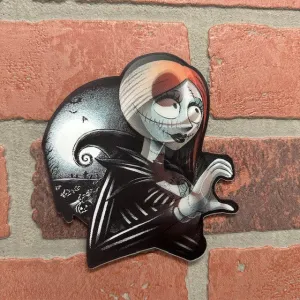 Sticker - 3D Jack Sally Heart